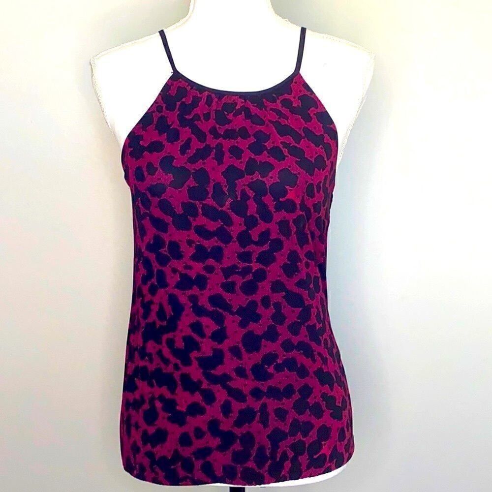 Express Red And Black Print Skinny Tie Cami Tank XS. Many colors available